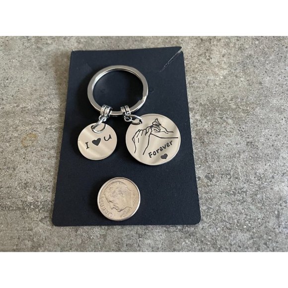 5/$20 I Love You Forever Valentines Day Keychain Gift - Picture 2 of 4